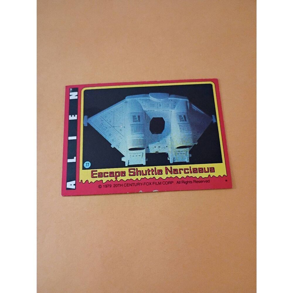 Vintage Collectible 1979 Alien Trading Card #77 20th Century Fox Raw Ungraded